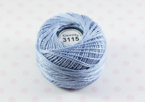 Пряжа Ирис 100% хлопок 10г 82м №3115 св.голубой