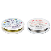 " Zlatka" / " Gamma" Проволока для бисера ( ланка) DZ d 0. 3 мм 100 м №03 желтый