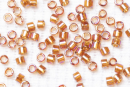 Бисер Япония MIYUKI Delica цилиндрический 11/0 5г DB-0170 янтарный прозрачный радужный