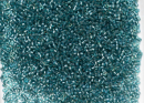 Бисер Япония MIYUKI Delica цилиндрический 11/0 5г DB-1769 игристый aqua green teal радужный с цветной линией