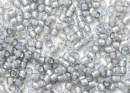 Бисер Япония MIYUKI Delica цилиндрический 11/0 5г DB-1793 белый серый радужный с цветной линией
