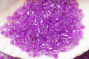 Бисер Япония MIYUKI Delica цилиндрический 11/0 5г DB-0073 сирень радужный с цветной линией