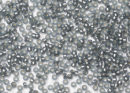Бисер Япония MIYUKI Seed Beads 15/0 5г 1657 окрашенный серый полуматовый серебряная линия внутри