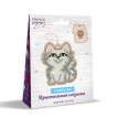Кристальная ( алмазная) мозаика  " ФРЕЯ" ALVP- 015 подвеска " Котенок" 9 х 7, 5 см