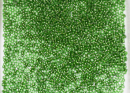Бисер Япония круглый 11/0 10г 0027B зелёная трава, серебряная линия внутри