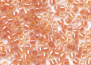 Бисер Япония MIYUKI Delica цилиндрический 11/0 5г DB-1733 тёмно-персиковый опал радужный с цветной линией