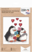 " Klart" набор для вышивания 8- 287 " Влюбленные пингвины" 