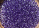 Бисер Япония MIYUKI Delica цилиндрический 11/0 5г DB-0923 искрящийся фиолетовый с цветной линией кристалл